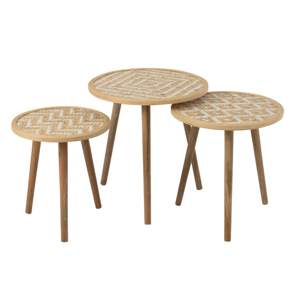 JLine 3 Piece End Table Set Wayfair.co.uk